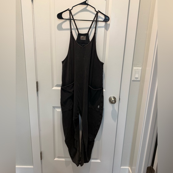 Free People Hot Shot Onesie Black - Picture 4 of 8